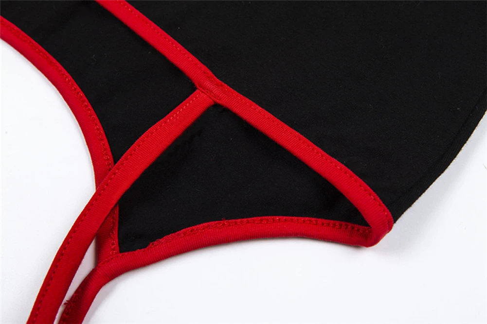 Женская сексуальная облегающая Повседневная Уличная майка-Топ Little Devil Camisole без рукавов летняя рубашка на бретельках