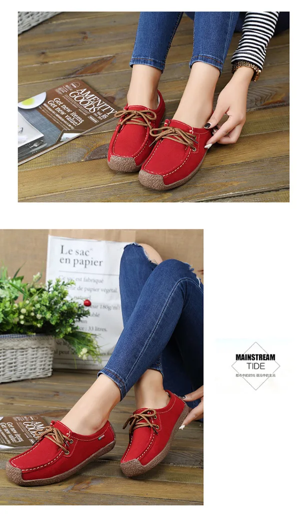 Amazon.com | Socofy Leather Mid Calf Boots Autumn Winter