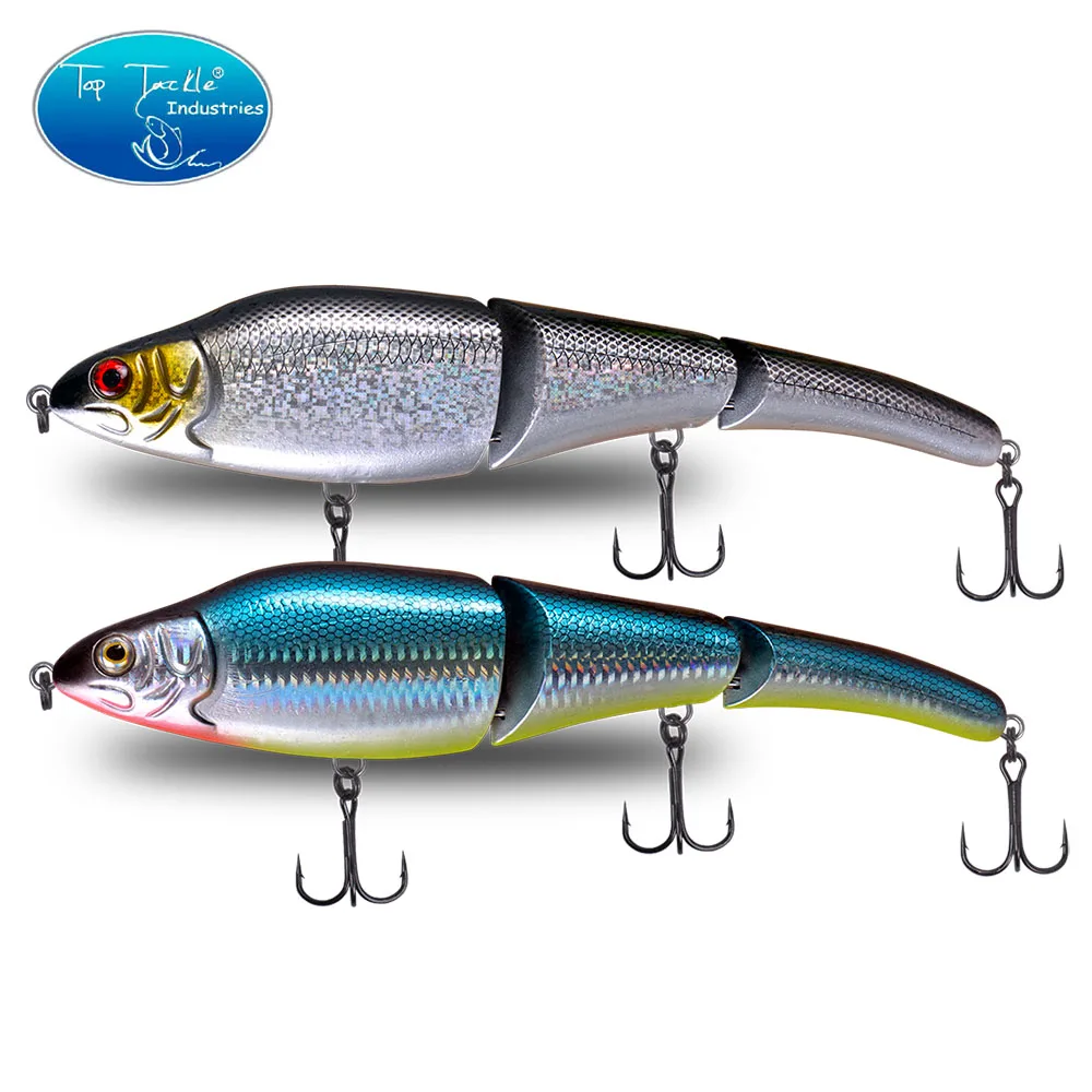 Minnow Swim Bait 3.2"Jointed Fishing Lure Lowman Lures Lip Ripper