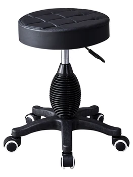 

Bar Chair, Bar Chair, Barber Chair, Swivel Chair, Lifting Beauty Chair, Movable Small Round Stool, Pulley Lifting Chair