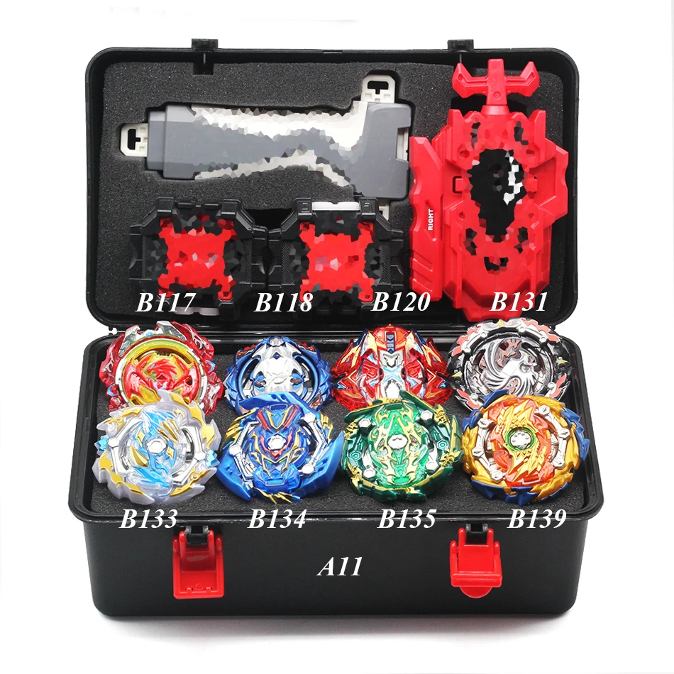 Набор пусковых устройств Beyblade Toys B142 B145 B131 B122 Toupie Metal God Burst spinning top Bey Blade Toy Bables Beyblades - Цвет: A11