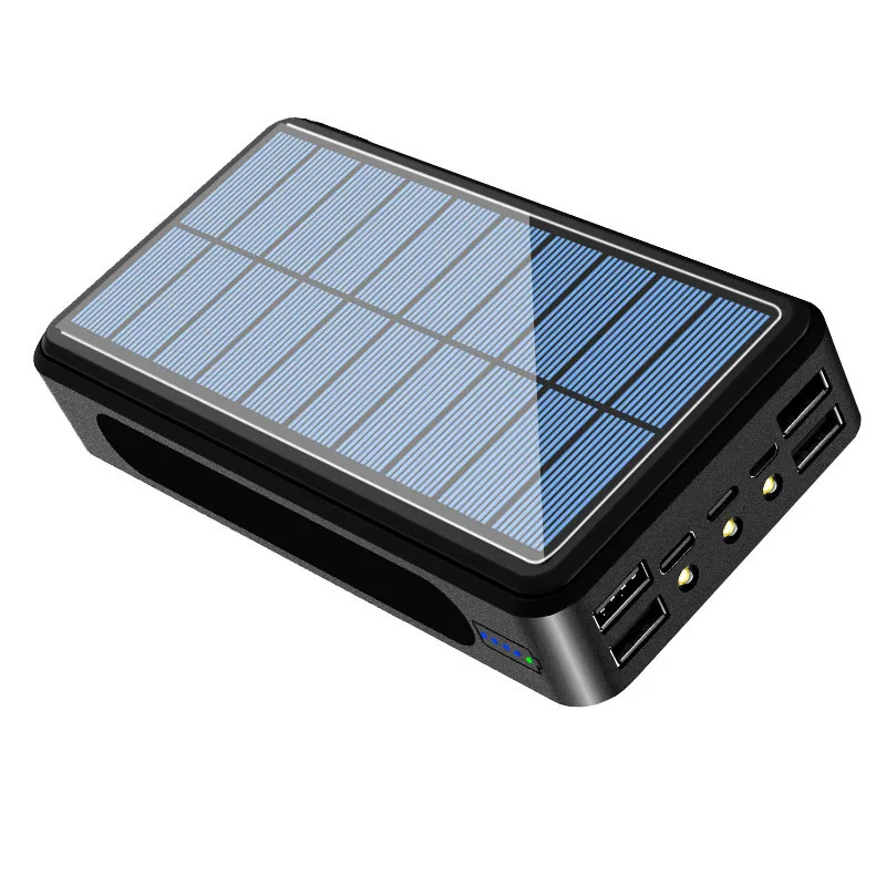 65w power bank 80000mAh Wireless Solar Power Bank with Large Capacity with Super LED Lighting Mobile Power Bank Portable External Battery portable battery charger