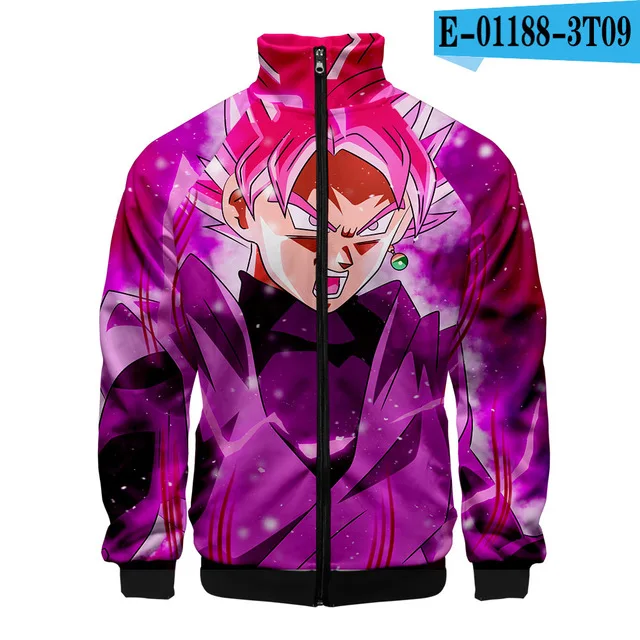 Аниме Dragon Ball Goku 3D куртка для мужчин и женщин Harajuku хип хоп стиль толстовки Пальто Повседневное Стенд воротник на молнии Толстовка - Цвет: 3dJK-134