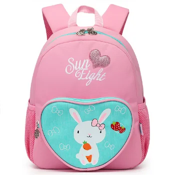 

Cute Kid Toddler Schoo Bags Rabbit Kindergarten Children Girls Boys Schoolbag Orthopedic Waterproof Cartoon Animal Bag for kids