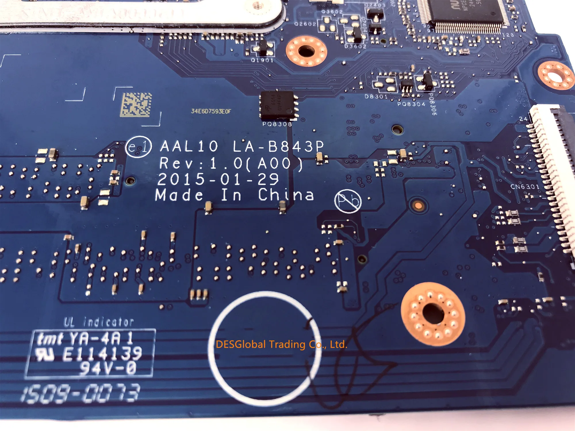 Материнская плата CN-00KMM8 00KMM8 для Inspiron 5458 5558 5758 Материнская плата ноутбука 0KMM8 AAL10 AAL20 LA-B843P i3-4005U прекрасно работает
