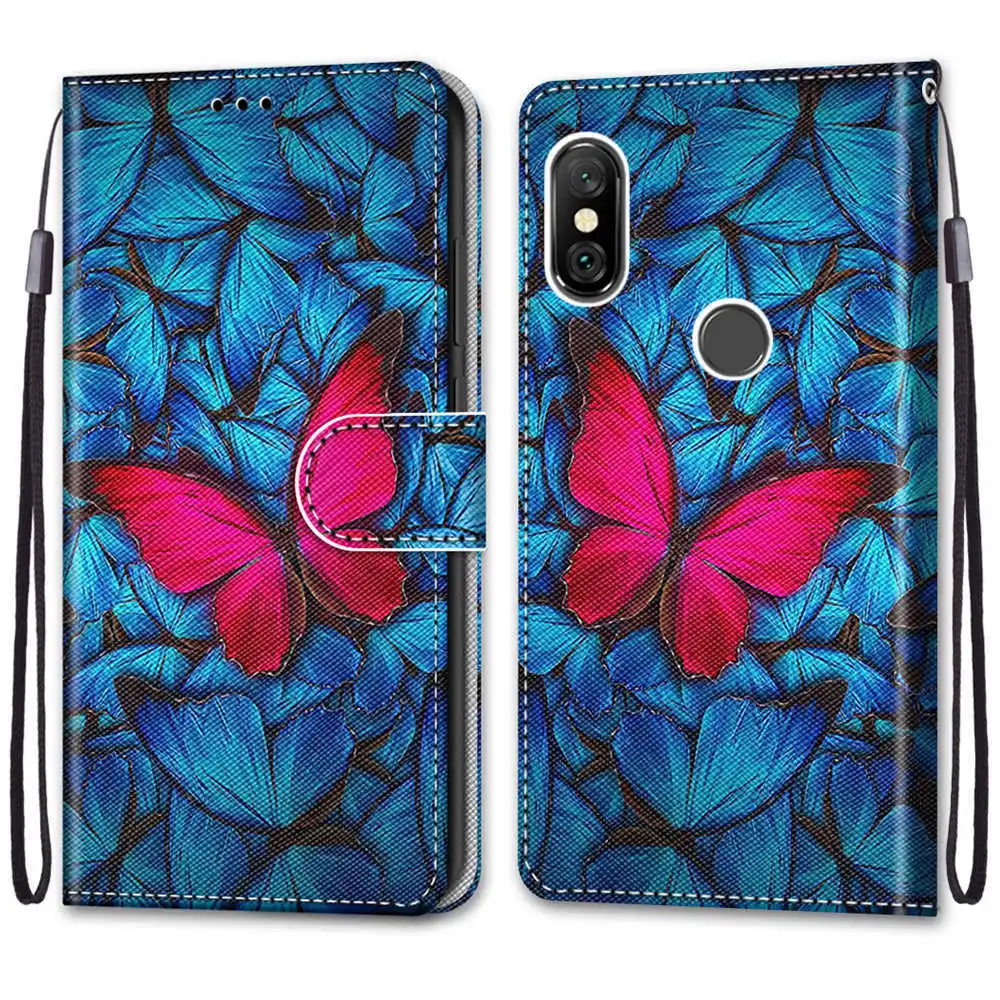 红米 Note6,6pro #B14蓝底大红蝶 -1.jpg_.webp