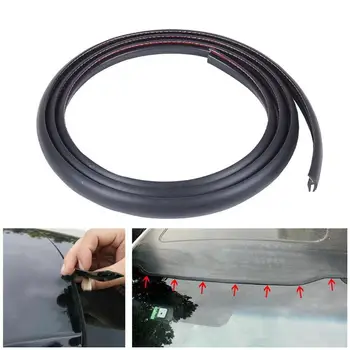 

1.8m Car Front Windshield Rubber Sealed Strip Universal Auto Plastic Panel Edge Rubber Seal Strip Car Door Protection Seal Strip