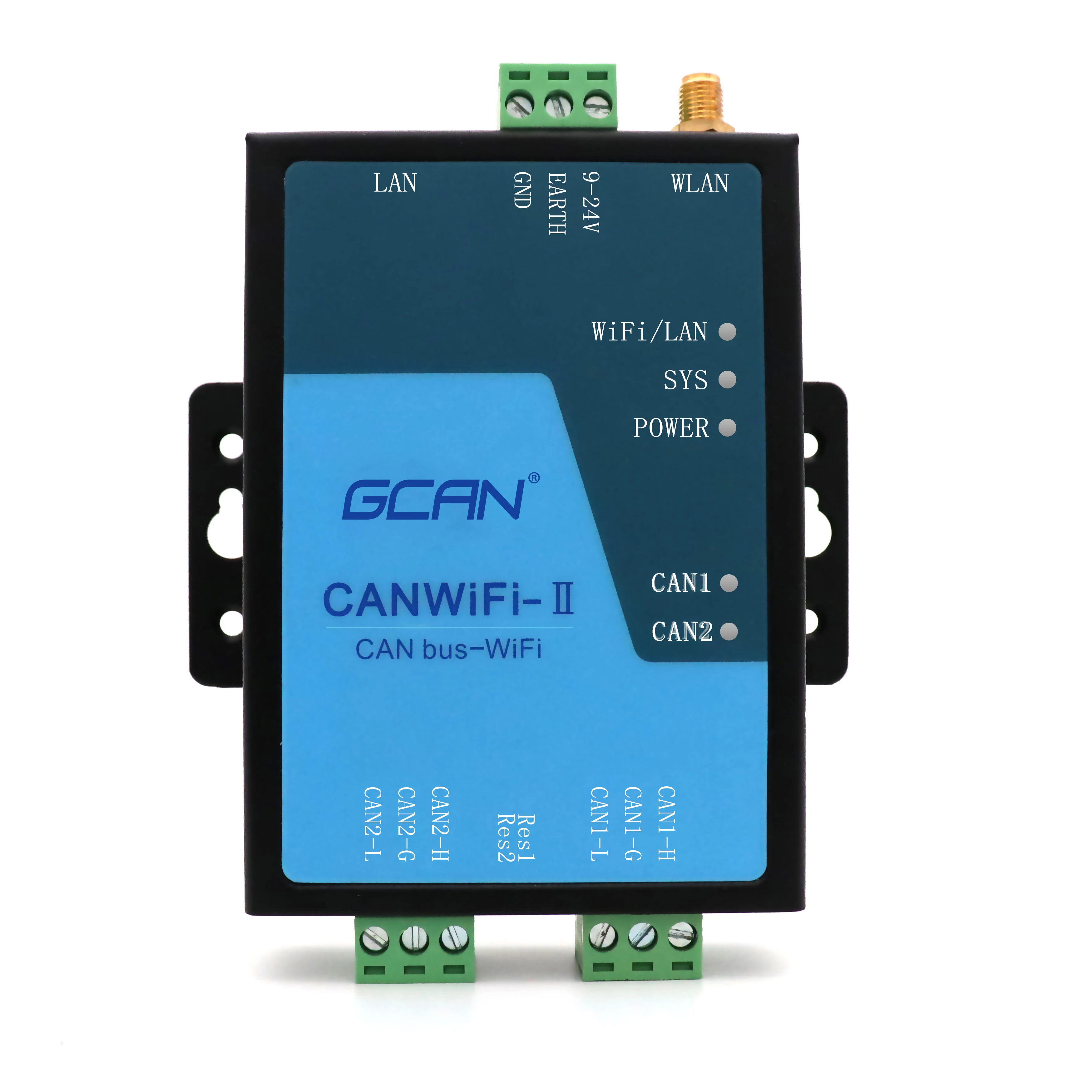 

GCAN-211 Integrates 2.4G WLAN Interface, Complies With IEEE802.11A/B/G Standards And Supports Secondary Development.