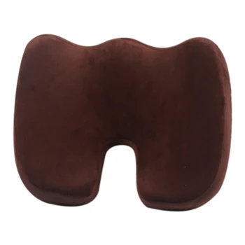 

Office Chair Seat Cushion Home Office Car Comfortable Cushion, Washable and Reusable Office Chair Cushion (Brown)
