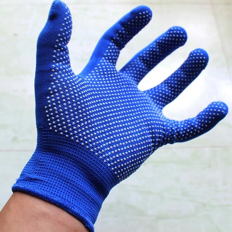 Fashion Men Non-Slip Gloves Silica Gel Fingerless Anti Slip Lifting Full Finger Working Gloves F0297