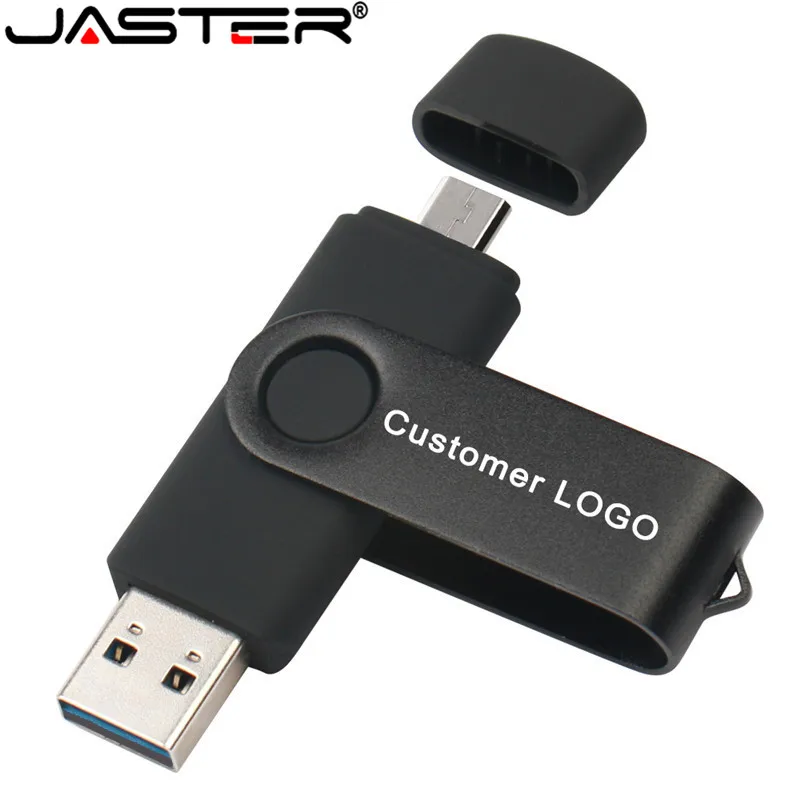 JASTER OTG USB 2.0 flash drive rotating pen 4GB 8GB 16GB 32GB 64GB 128GB U disk gift for micro usb &amp | Компьютеры и офис