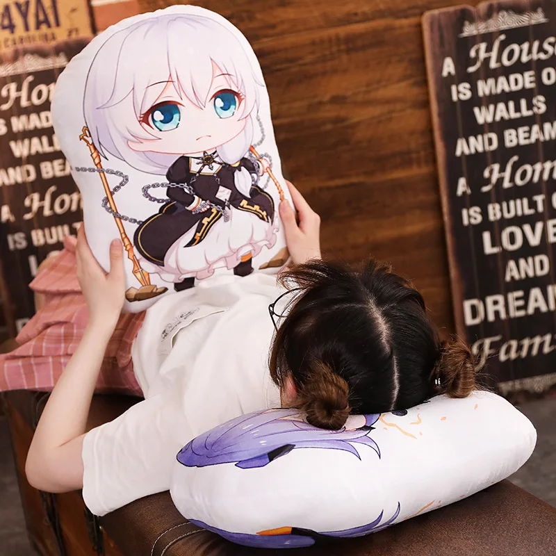 Honkai Impact 3 Подушка игрушка игра MmiHoYo Kiana Kaslana Райден Мэй короткая плюшевая кукла