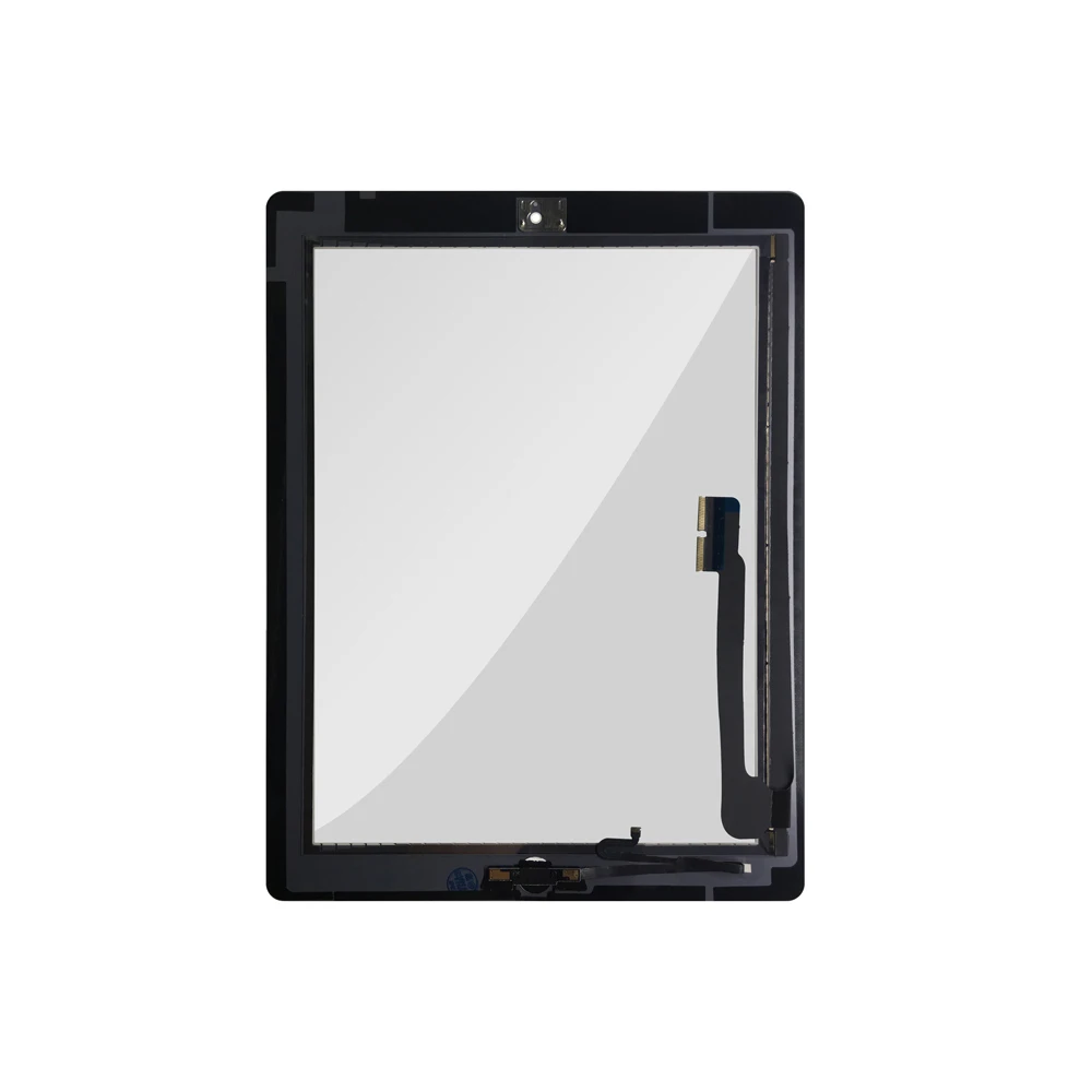 1 шт. для iPad 4 A1458 A1459 A1460 сенсорный экран для iPad 4 Переднее стекло дисплей Сенсорная панель запасные части с/без кнопки home