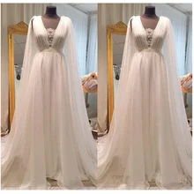 

Vintage Bohemian Wedding Dresses 2021 Modest With Sheer Neckline A Line Lace Tulle Boho Country Bridal Gowns Vestidos De Noiva