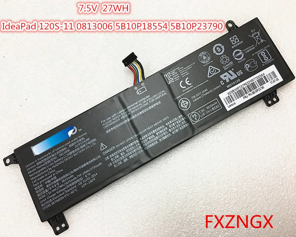 7,5 V 27Wh 0813006 Аккумулятор для lenovo IdeaPad 120S-11 5B10P23790 серии