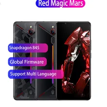 Мобильный телефон zte nubia Red Magic Mars, 6,0 дюймов, 6 ГБ ОЗУ, 64 Гб ПЗУ, Восьмиядерный процессор Snapdragon 845, фронтальная камера 16,0 Мп, задняя камера 8 Мп, игровой телефон