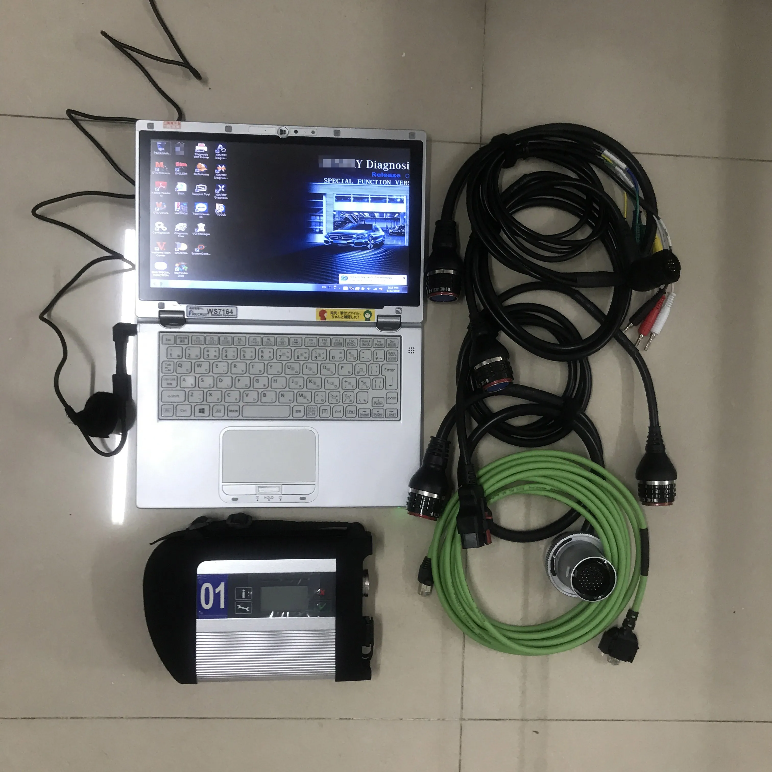 MB Star C4 Sd мультиплексор c4 с ноутбуком CF-AX2 i5 480GB SSD,12 X/Vediamo/DAS/DTS/EPC/HHT для MB star авто диагностический инструмент