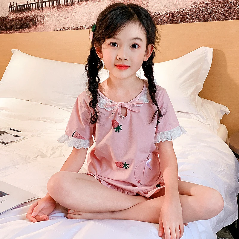 Детские пижамы для малышей 2020 девочка хлопок милые pijama infantil 2 предмета одежда сна