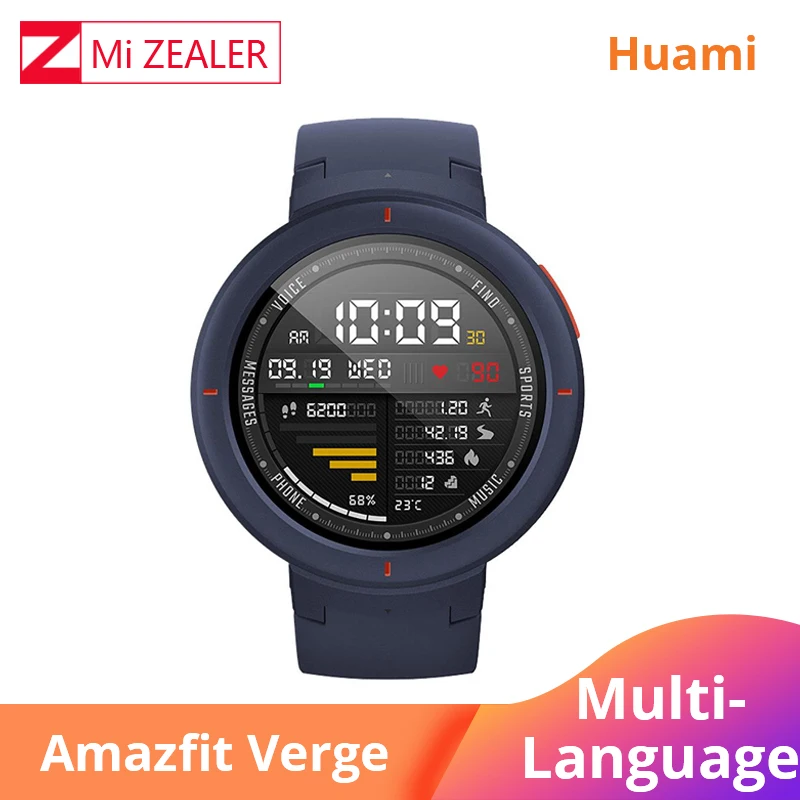 

Huami Amazfit Xiaomi Stratos Pace 2 Smartwatch Smart Watch Men Bluetooth GPS Calorie Count Heart Monitor 50M Waterproof Xiomi