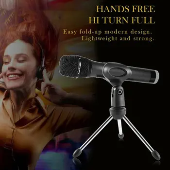 

Professional Desktop Microphone Stands Universal Adjustable Microphone Holder Mic Tripod Stand Desktop Bracket M-1