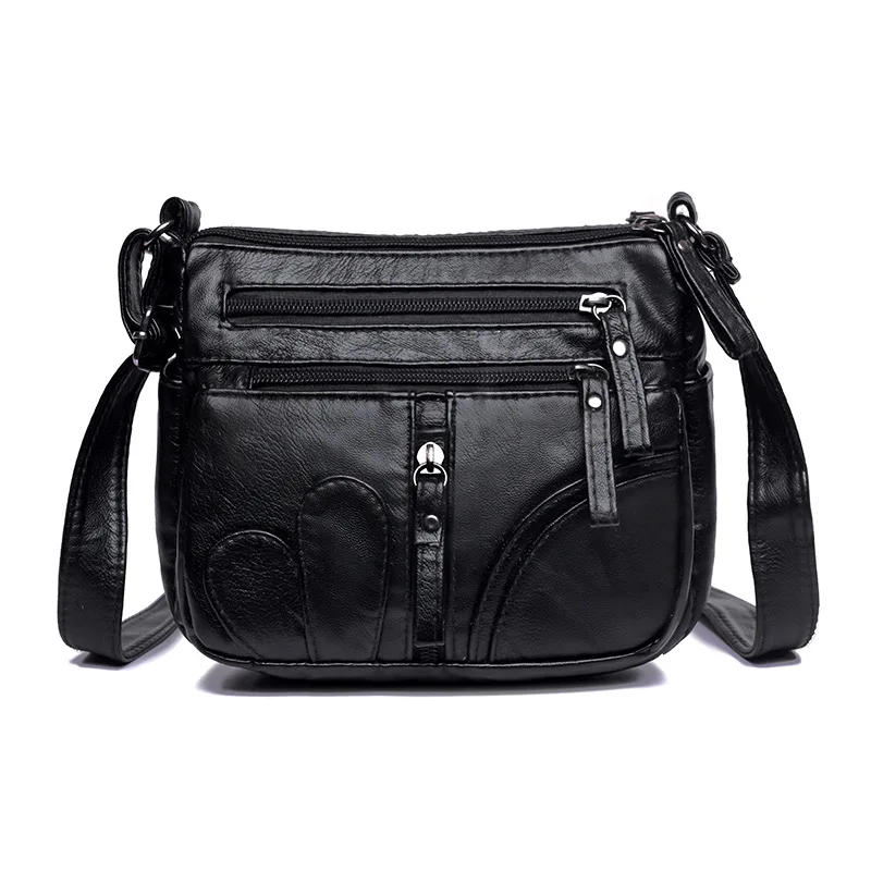

Korean-style Fashion Shoulder Bag Middle-aged Women's Large Shoulder Bag Simple Versatile Travel Square Sling Bag