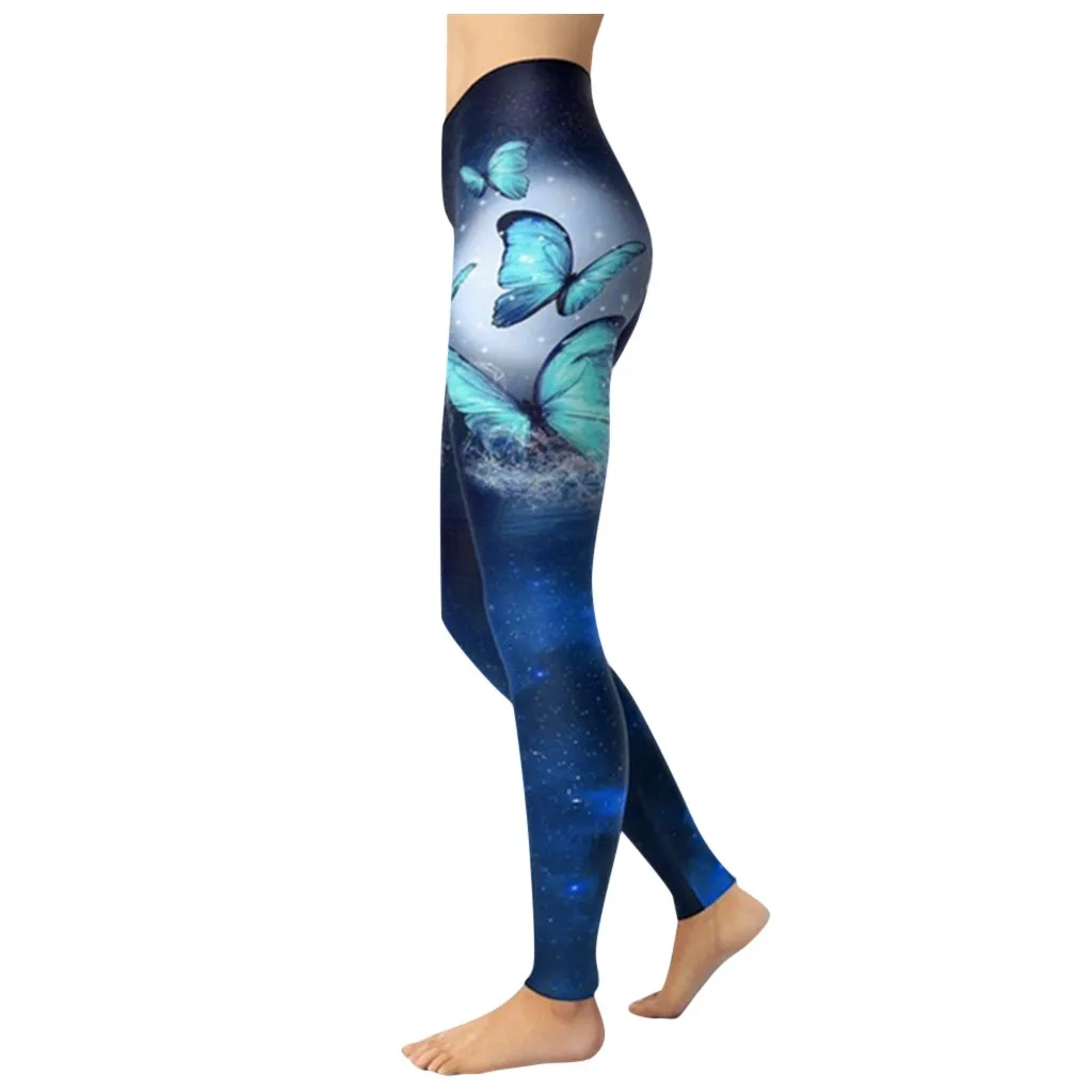 Женские брюки; pantalon femme; брюки с высокой талией с принтом бабочки; повседневные женские брюки с высокой талией; pantalones de mujer