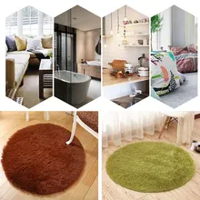 Плюшевые коврики для гостиной, круглый коврик, многоцелевой домашний компьютерный коврик, коврик для ванной комнаты, коврик для йоги, коврик для спальни