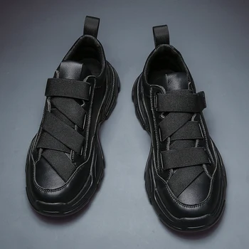 

2020 New Casual Shoes Men Krasovki Trainers Sneakers Loafers Leather Black Shoes Men Fashion Tenis Masculino Zapatos De Hombre