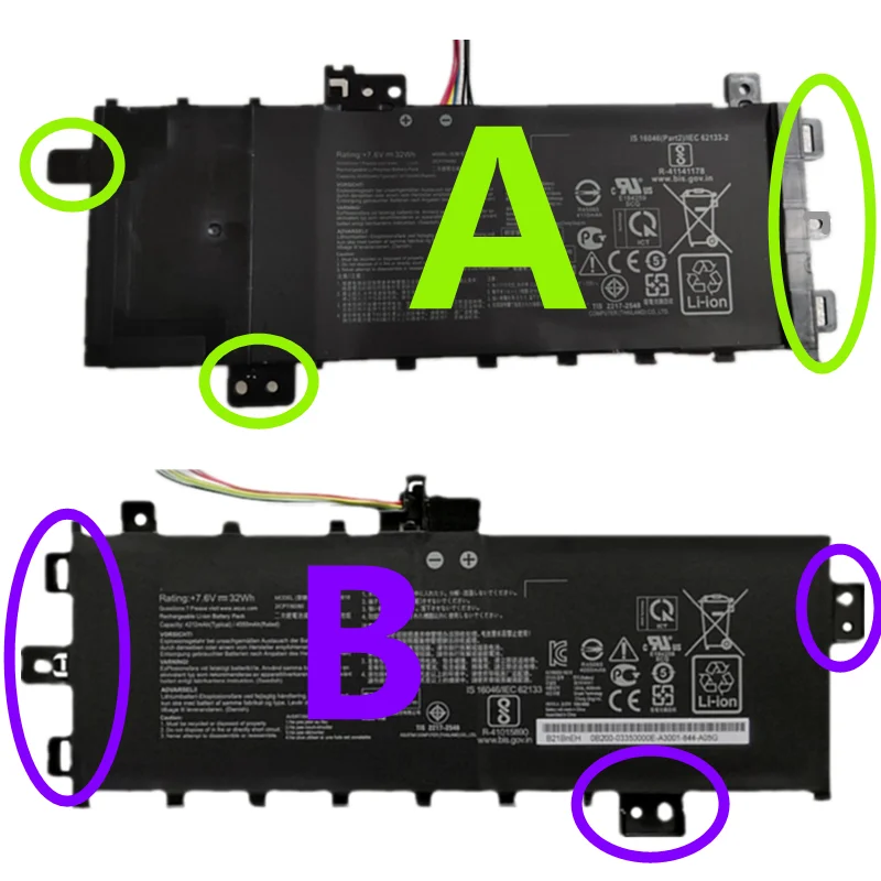 C21N1818 Laptop Akku für ASUS VivoBook A509 D509 F509 M509 X509 A409JA A409JB A409JP X409DA X409BA A409 D409 F409 M409 X409 D409BA D409DA M409BA M409DA F409FA A409MA A409FA A409FJ B21N1818-3