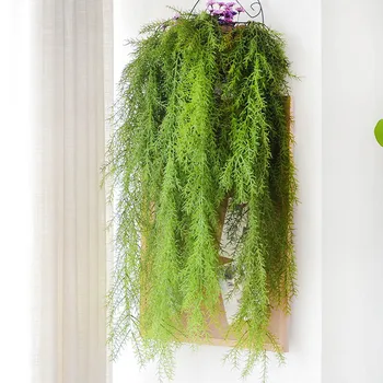 

Artificial Fake Leaf Pine Needles Simulation Leaves Wedding Party Home Decoration Greenery Plant Hanging Vines