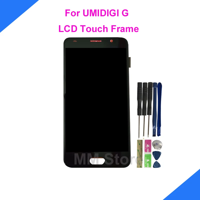 

For UMIDIGI G UMI G LCD Display With Touch Screen With Frame Digitizer Assembly Replacement With Tools+3M Sticker