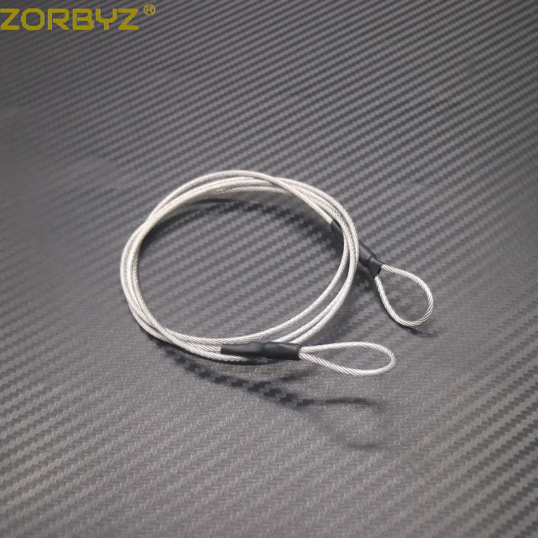 ZORBYZ 100 см безопасности двойной Петля кабель сильный плетеный стальной велосипед