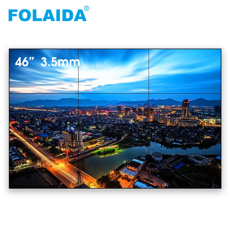 FOLAIDA 46 inch 4K TV Panel 3.5mm Bezel 