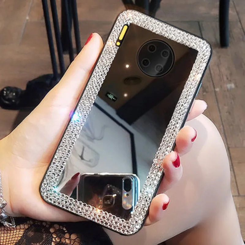 Mirror Phone Case For Huawei Mate 30 Pro silicone armor Cover Nova 5T P30 P20 20 Lite Honor 10 8X |