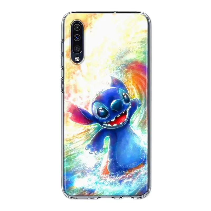 Silicone Cover Lilo Stitch Cartoon For Samsung Galaxy A90 A80 A70 A70S A60 A50 A40 A30S A20S A20E A10 A10E Phone Case silicone case samsung