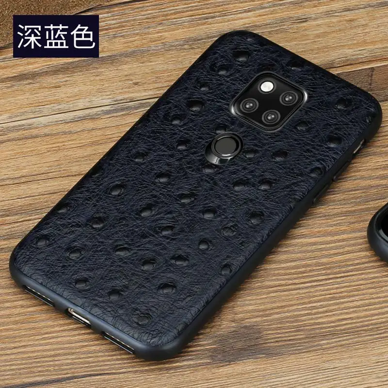 Страусиная кожа все включено чехол для телефона для huawei mate 20 10 pro mate 9 pro Honor 9 Lite противоударный высококачественный защитный чехол - Цвет: Синий