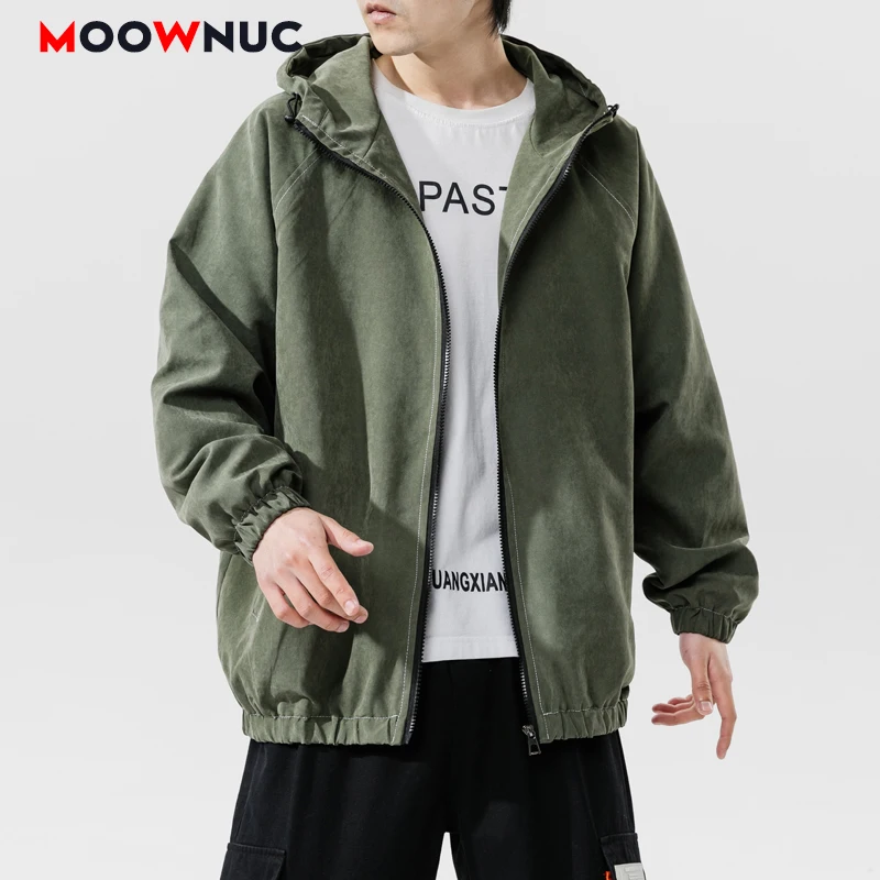

Jackets Loose Solid Hat Men's Clothes Hombre Spring New 2020 Youth Street Dress Boys Kpop Fashion Casual Hip Hop MOOWNUC MWC