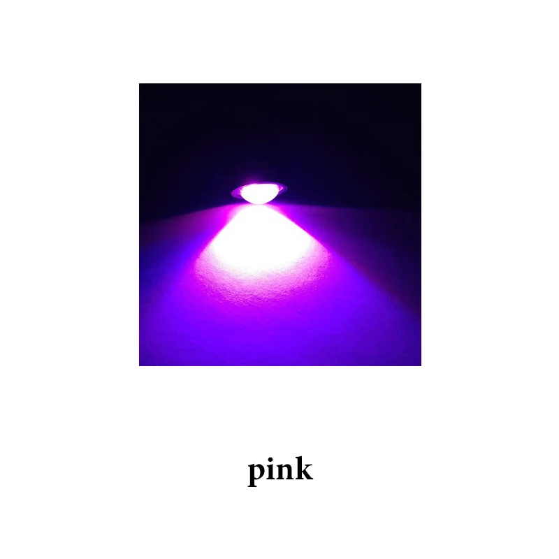 Pink 10 шт. ультра-тонкий ДХО "Орлиный глаз" Светодиодный светильник 18/Гавайская гитара 23 мм 1,5 Вт габаритные огни светильник Водонепроницаемый Стоянкы Автомобилей Автомобиля светильник Ангельские глазки светодиодный противотуманные лампы - Цвет: Pink