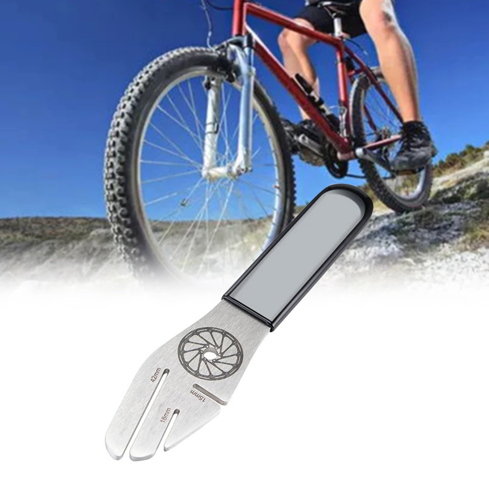 Bike Bicycle Disc Brake Rotor Truing Stainless Steel Alignment Wrench Tool 189mm