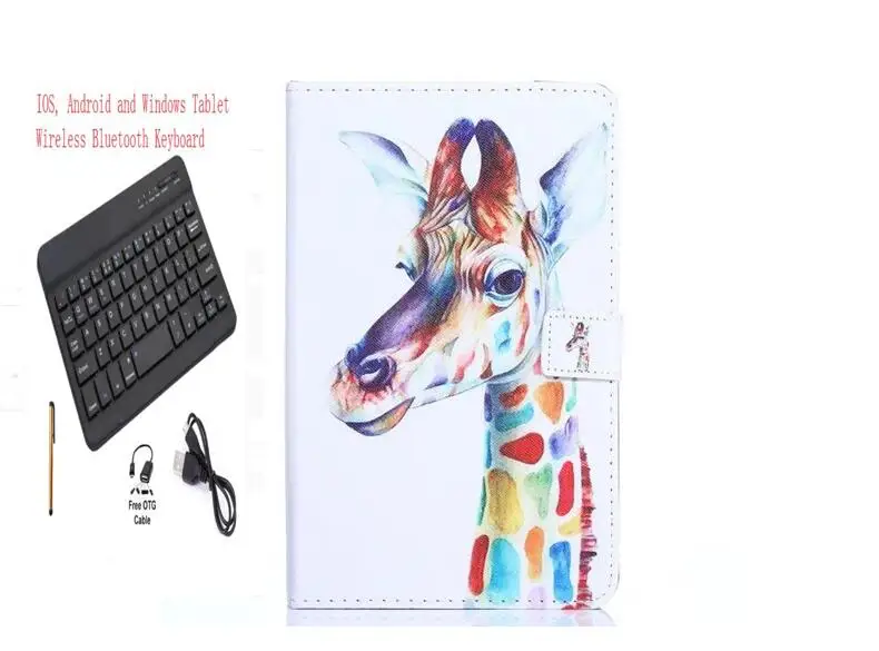 Чехол для lenovo TAB2 A10-70 X70L A10-30 TB2 X30L X30F планшет Магнитная клавиатура PU универсальная 10,1 ''покрытие клавиатуры Bluetooth+ ручка - Цвет: Keyboard Case