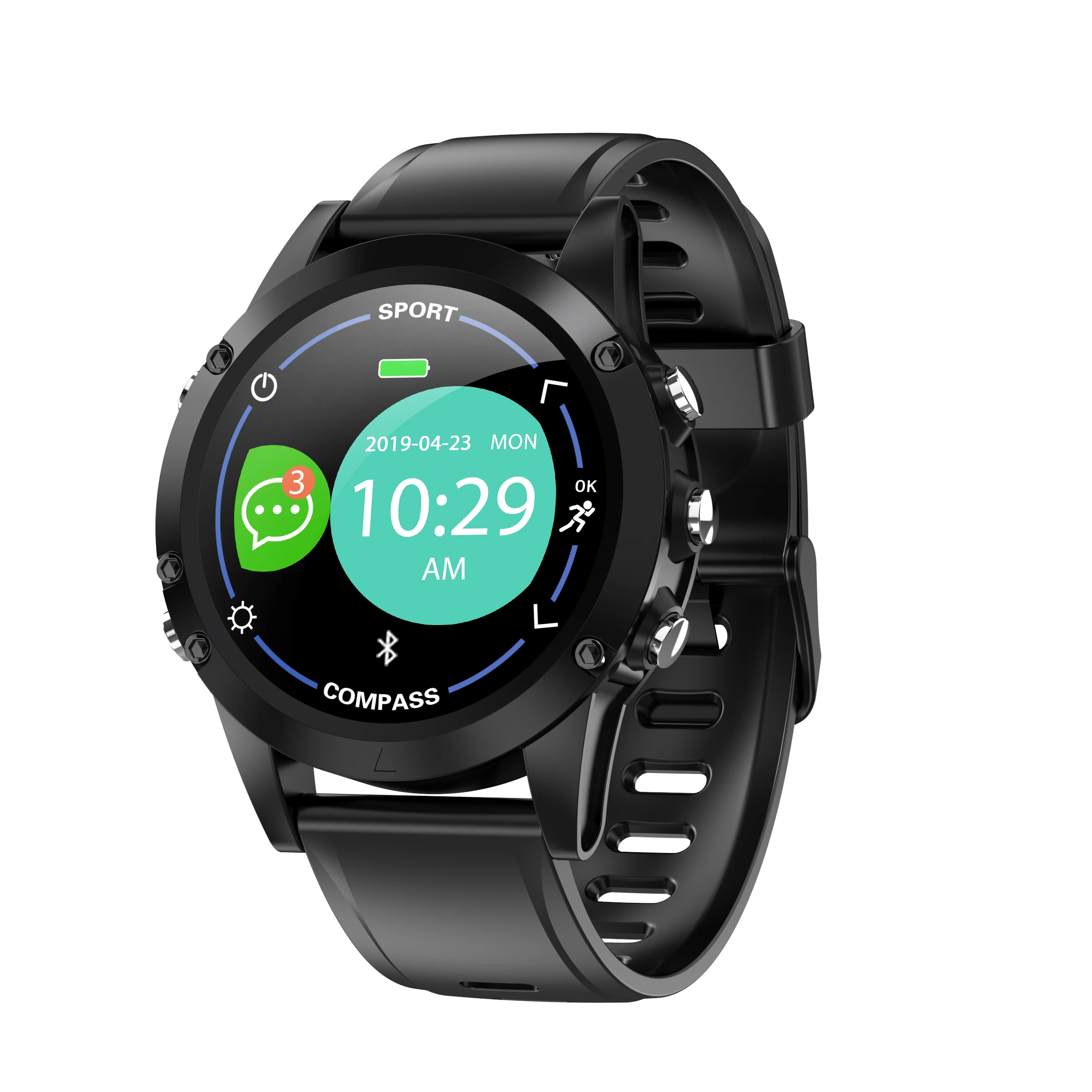 

X5 smart watch men waterproof ip68 always-on sunlight viewable screen full touch Bluetooth 5.0 smartwatch for Android & iPhone