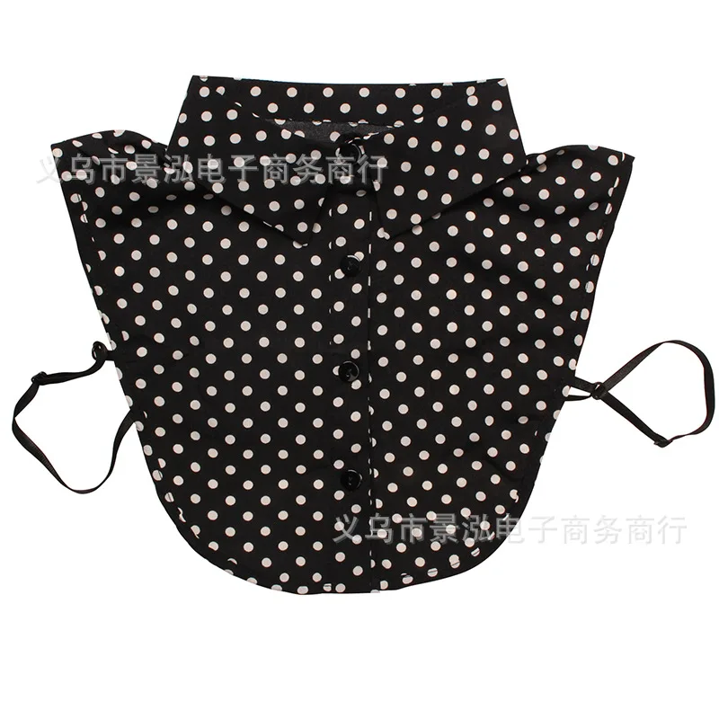 

Dotted Monochrome False Collar Popular Pattern All Seasons Small Clothes Shirt Collar Colar