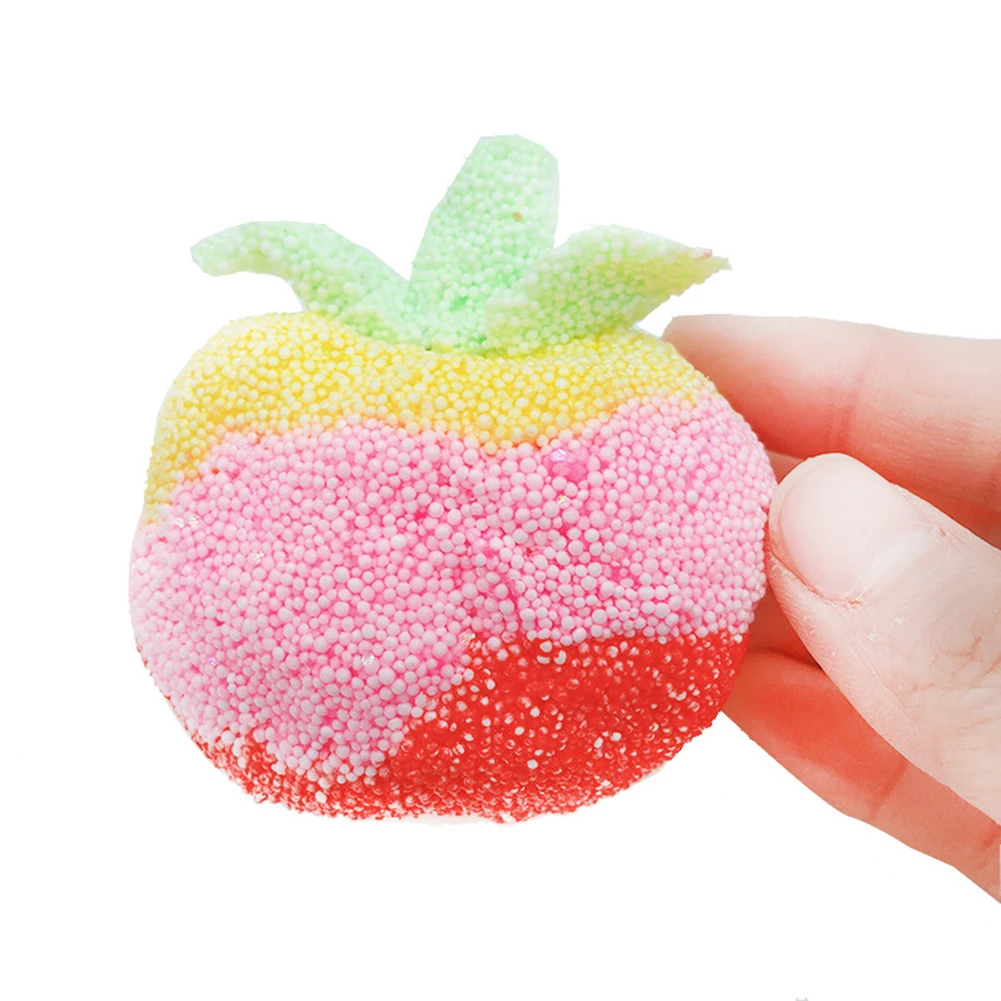 120ML Kids Slime Toy Fruit Doughnut Biscuit Animal Slime Mud Clay Sludge Putty Stress Reliever Toy Soft