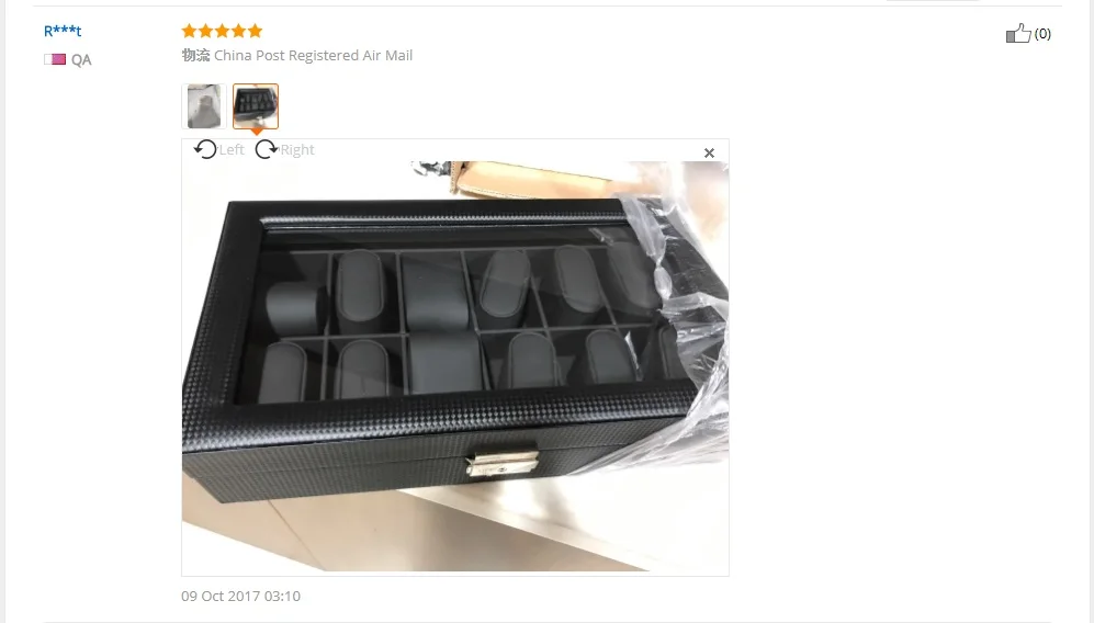 12 Grids 1PC Watch Box Case PU Leather Carbon Black Outer Black Inside Pillow Watch Storage Organizer Wristwatch Holder