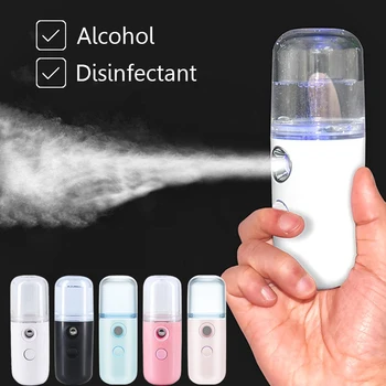 

30ML Mini Nano Facial Sprayer USB Nebulizer Face Steamer Humidifier Hydrating Anti-aging Wrinkle Women Beauty Skin Care Tools