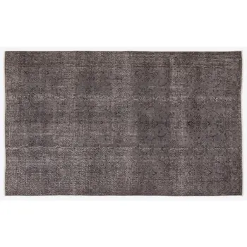 

Handmade Gray Vintage Overdyed Turkish Area Rug 170x276 Cm-5'7''X9'1''