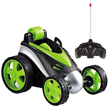 

Wireless Remote Control Tumbling Stunt Car Dump Truck Boy Kids Stalls Electric Toy Cross Explosion Models