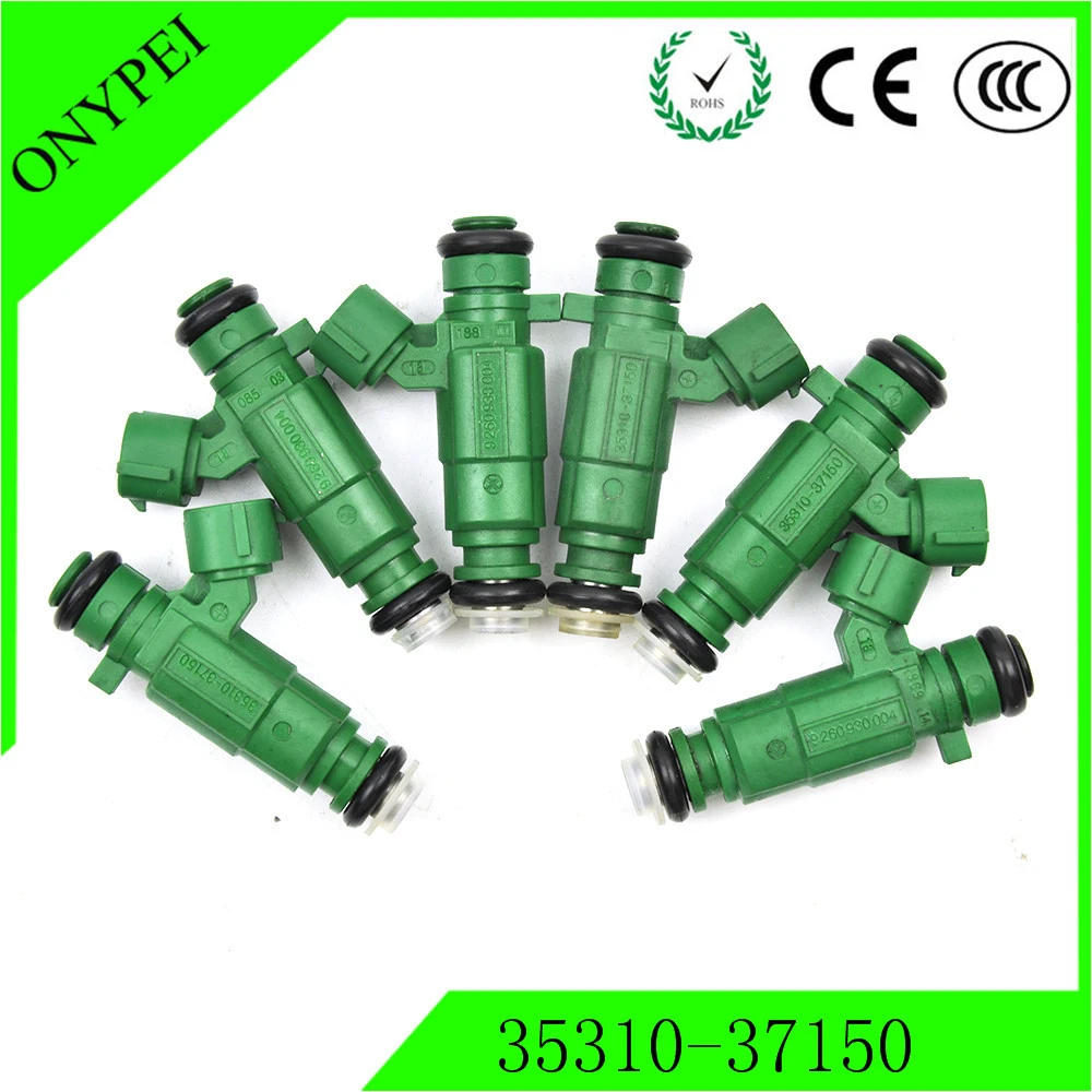 6 шт. 35310-37150 топливный инжектор для hyundai Santa Fe Tucson Kia Optima Sportage 3531037150 9260930004 84212255 FJ660 35310 37150