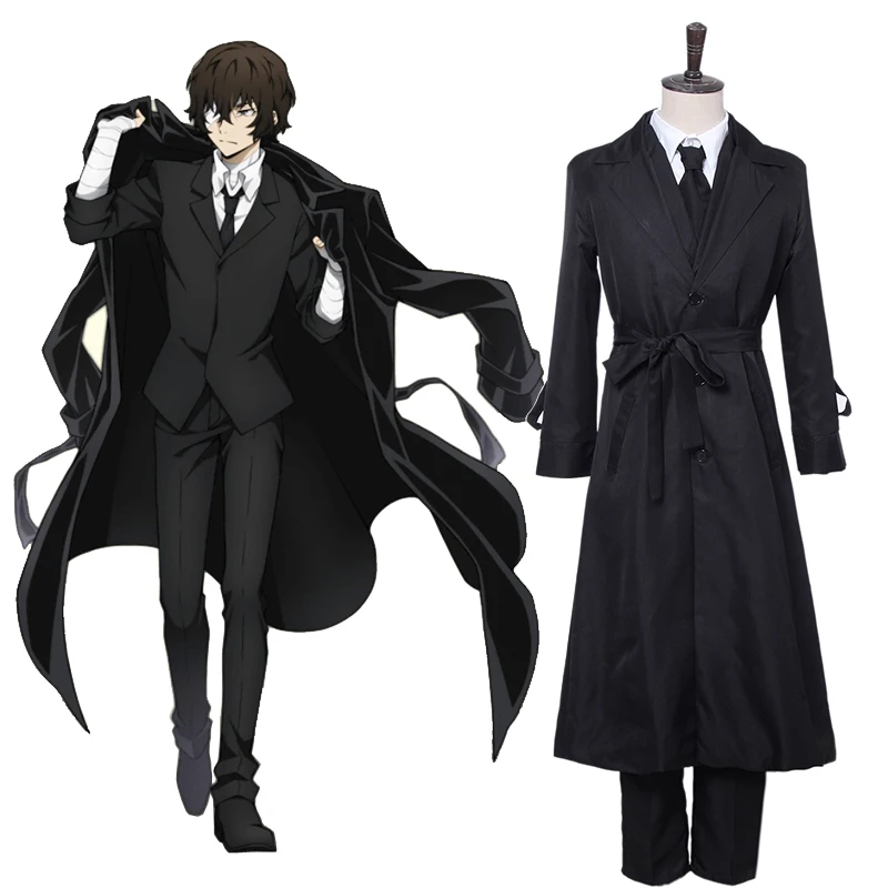 Anime Bungo Stray Dogs Armed Detective Agency Osamu Dazai Cosplay