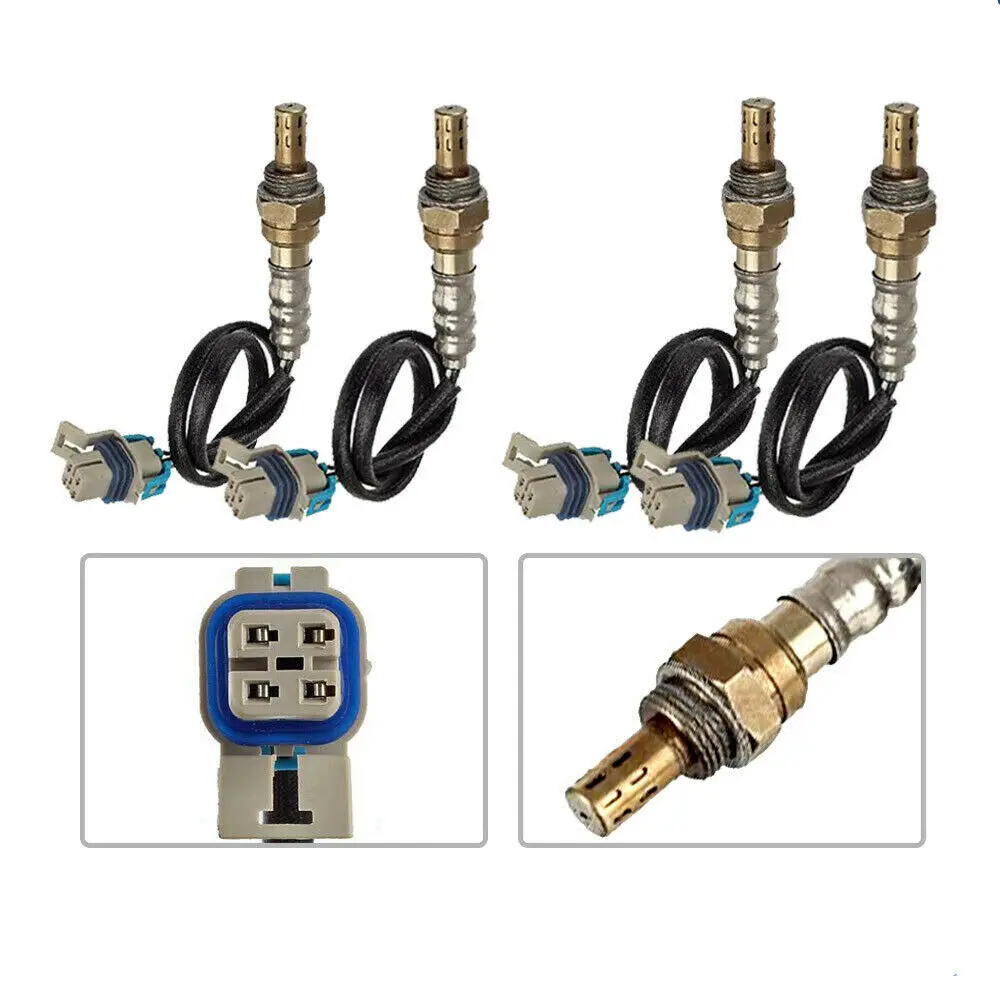 

4 шт. датчик кислорода 234-4407 234-4651 для 2003 -2006 Chevy Tahoe Silverado 1500/GMC Yukon Sierra 1500